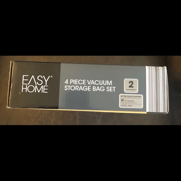 New in Box EASY HOME 4 Piece Vacuum Storage Bags - Picture 7 of 8